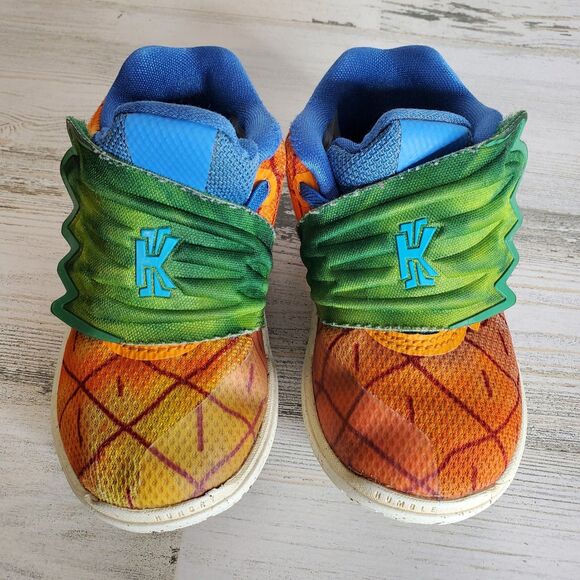 Nike Kyrie 5 SpongeBob SquarePants 'Pineapple House' (CN4490-800) Toddler Sz 7C - Picture 5 of 11